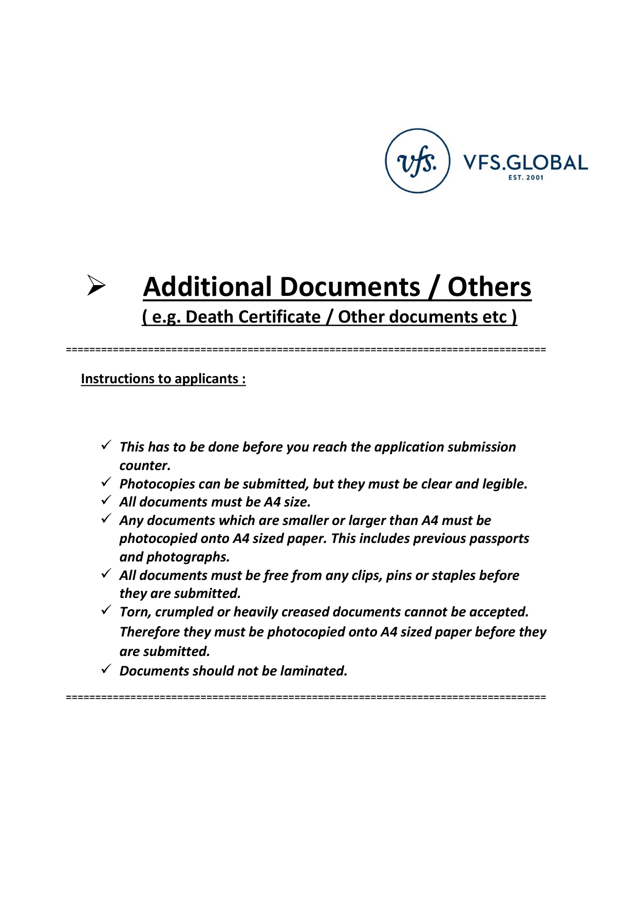 Document Rule of Additional Documents [Youth Mobility Scheme]