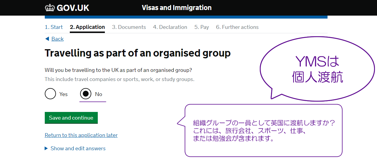Travelling as part of an organised group
