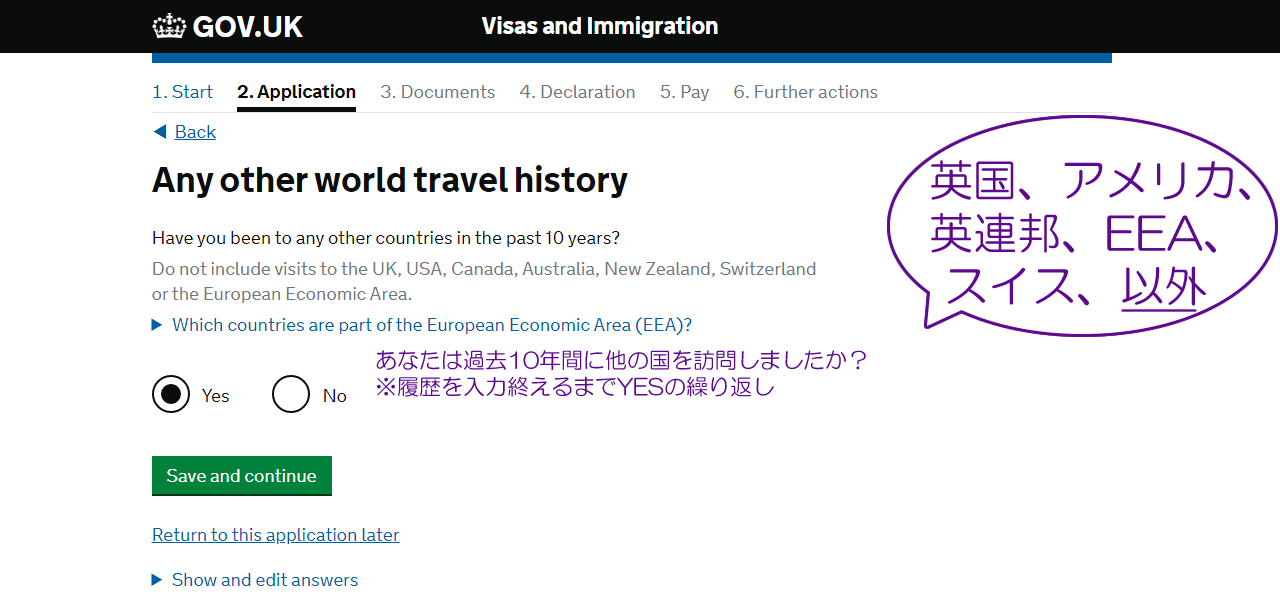 Any other world travel history