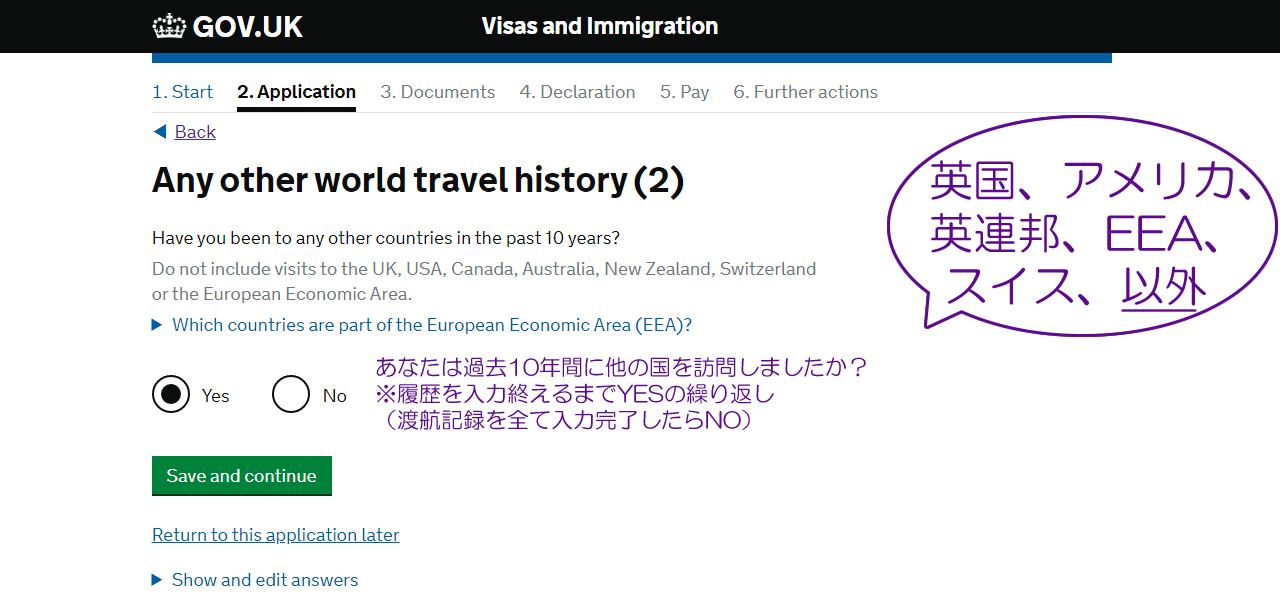 Any other world travel history
