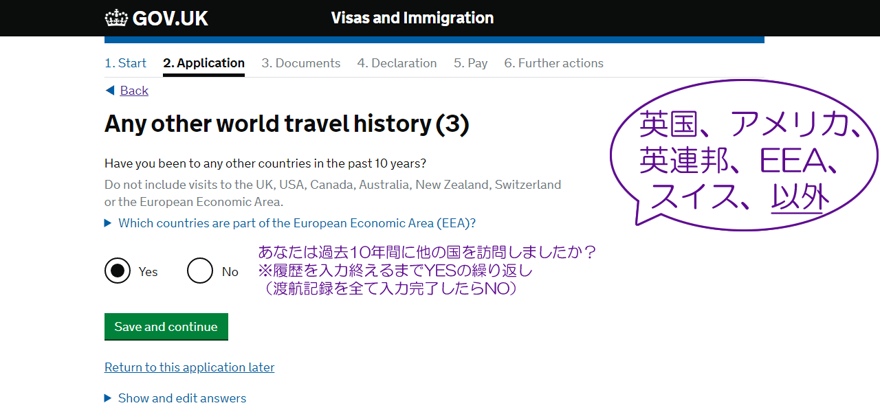 Any other world travel history