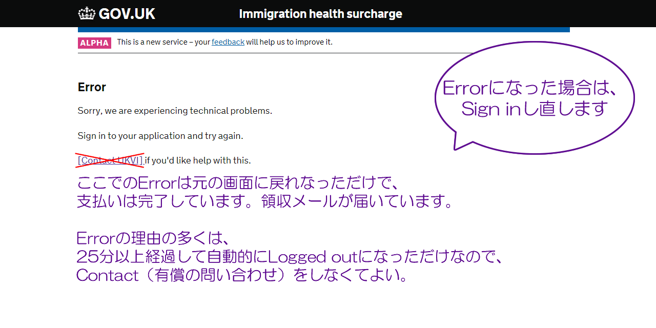Error (IHS)